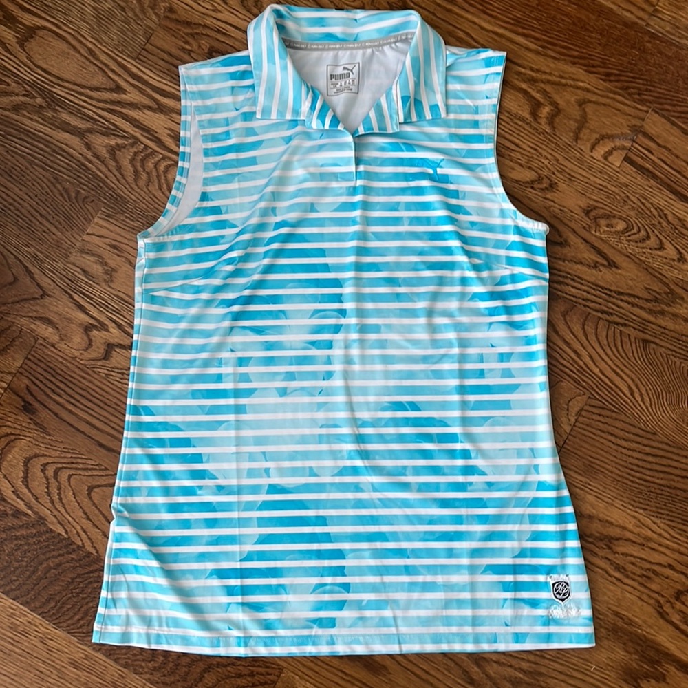Sleeveless golf or tennis top
